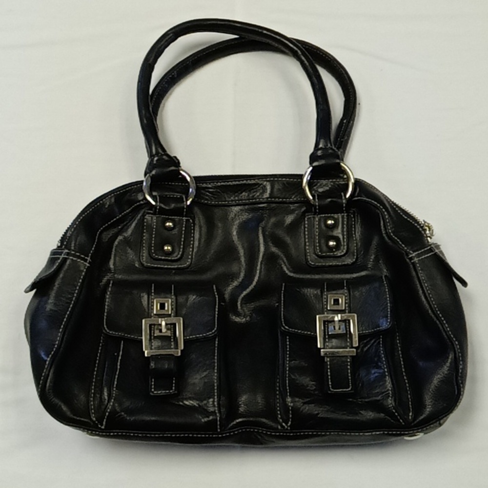 Perlina handbag, black, excellent cond.